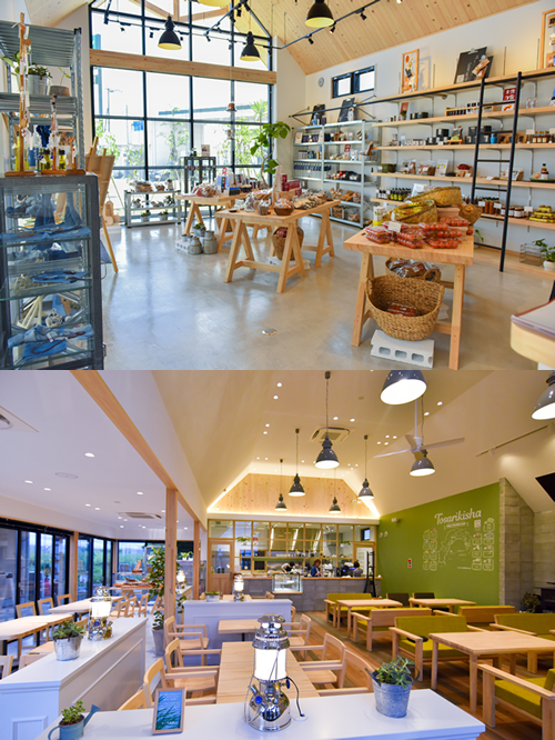 土佐力舎 Shop&Cafe 内装